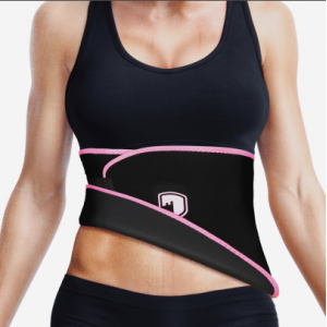 Sweat Band Waist Trainer for Women Meidong Waist Trimmer Belt for Weight Loss and Slimming，Sweat Belt with Tummy Control & Sauna Suit Effect